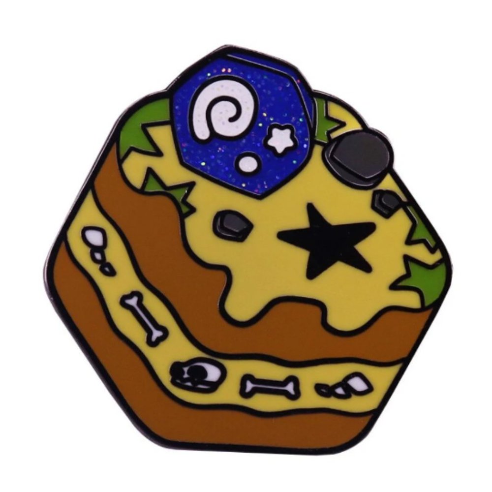 Fossil - Animal Crossing Villager Enamel Pins AC ACNH ACNL Nintendo Switch